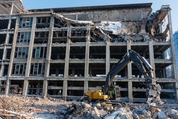 Commercial Building Demolition in Summerfield